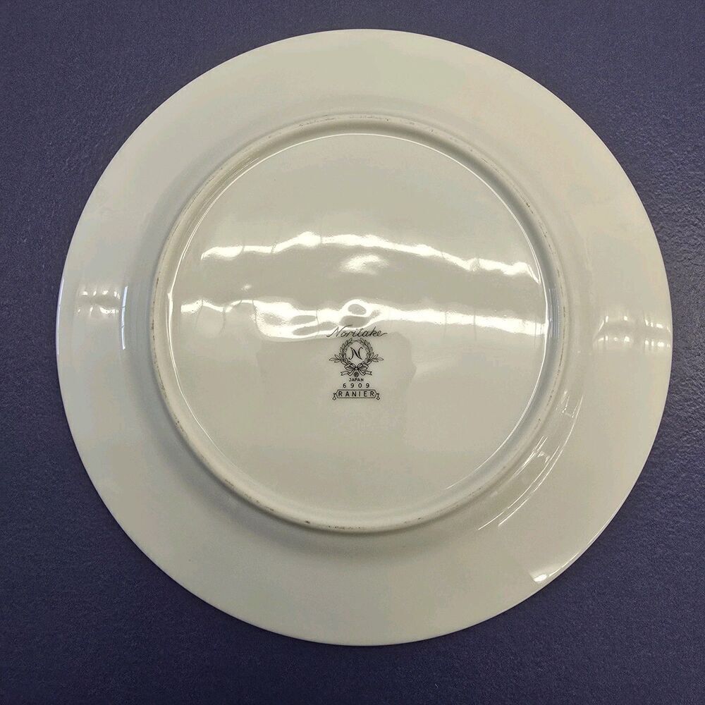 Noritake Vintage 6909 Ranier Set Of 4 Silver-Lined Salad/ Sides Plates - Picture 5 of 5